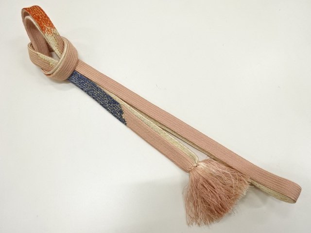 JAPANESE KIMONO / HAND-TIED OBIJIME CORD